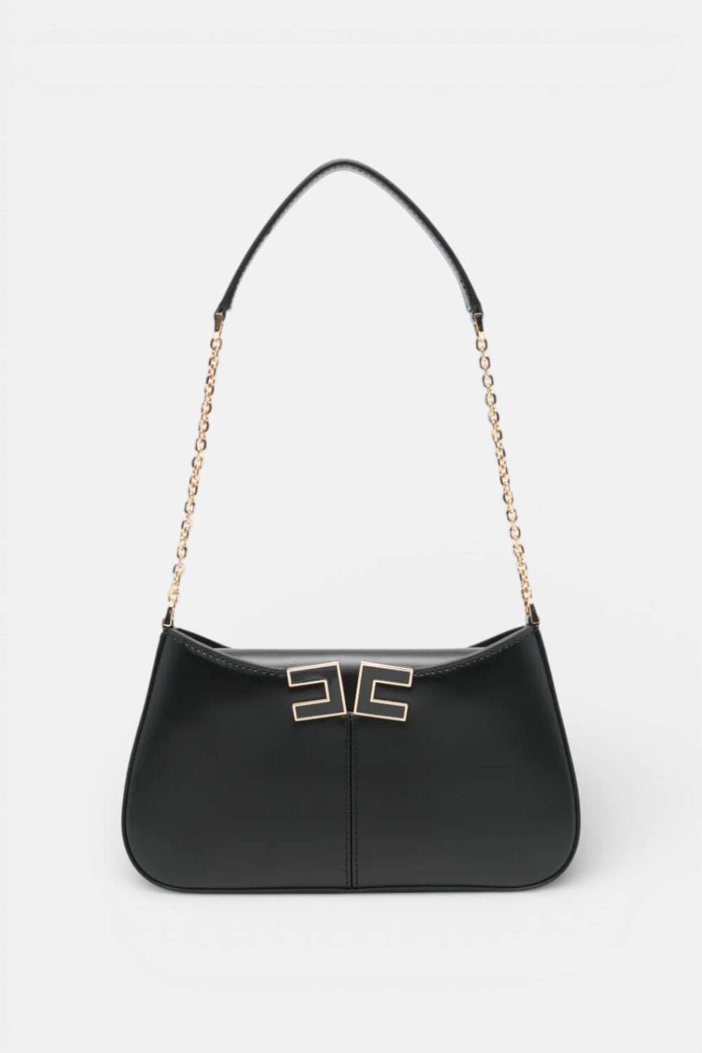 Borsa a spalla con dettaglio logo