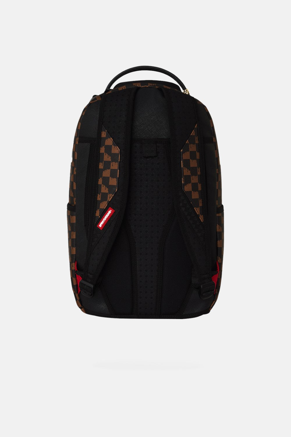 zaino BROWN AND CREAM DRIP CHECK SHARK
