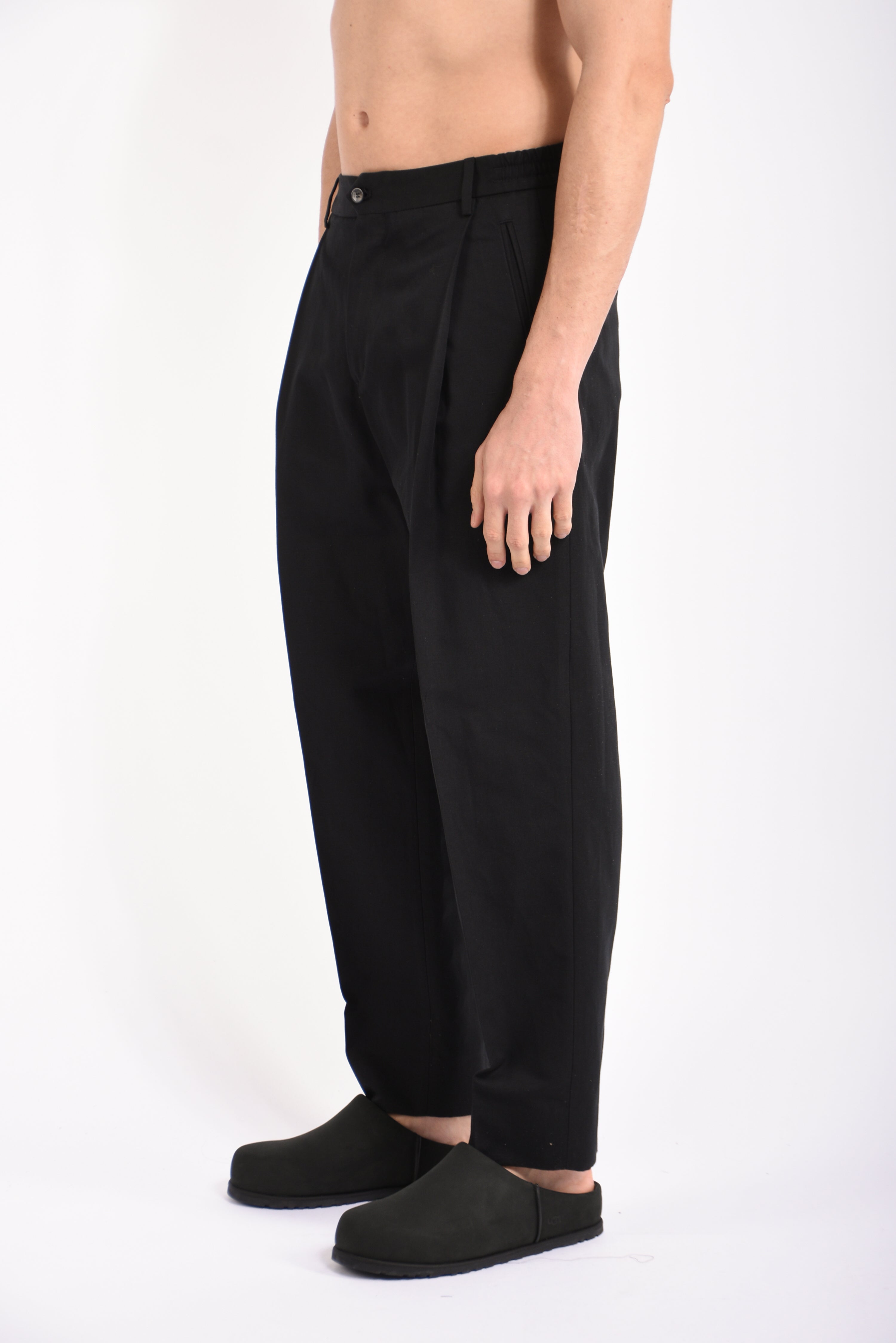 Pantaloni Manhattans in cotone e lino