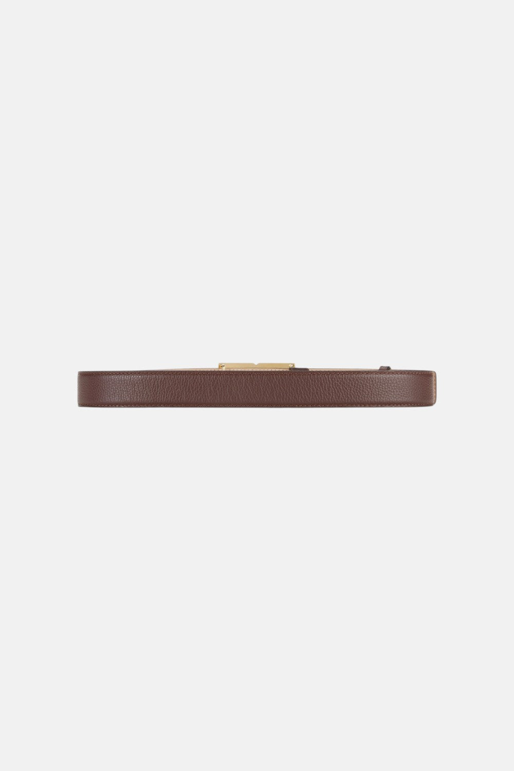 Cintura in pelle con logo