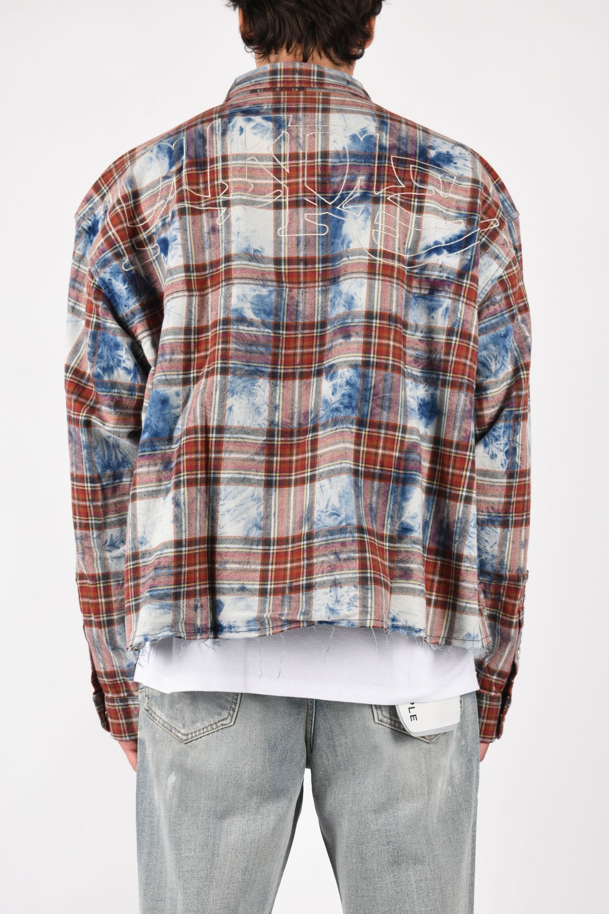 Camicia check sfumata
