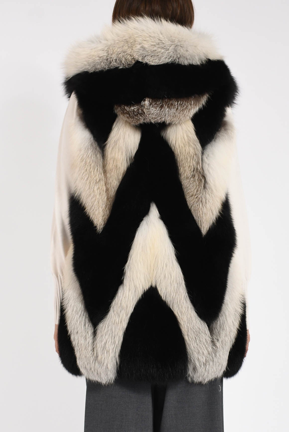 gilet in volpe