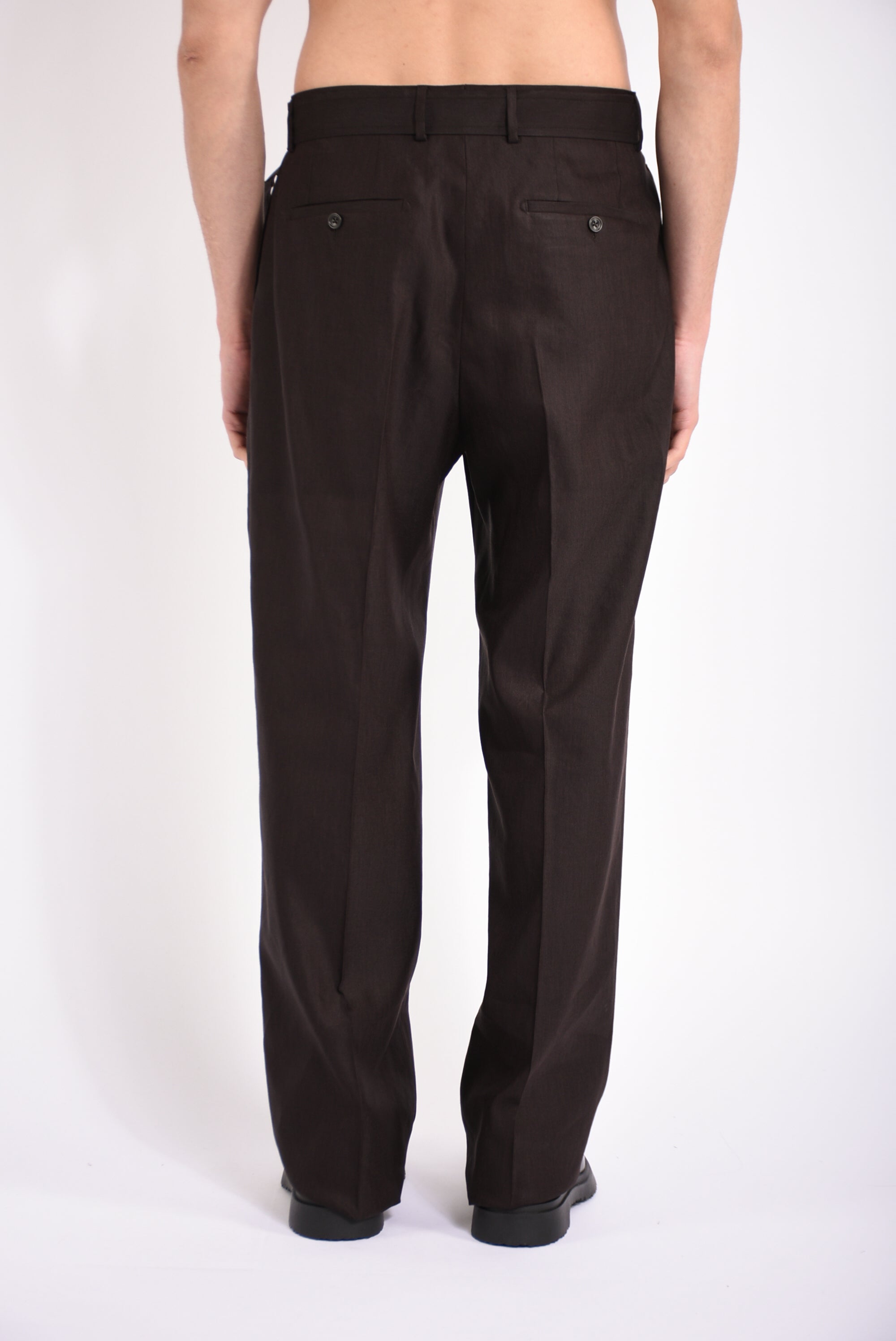 Pantaloni in misto lino