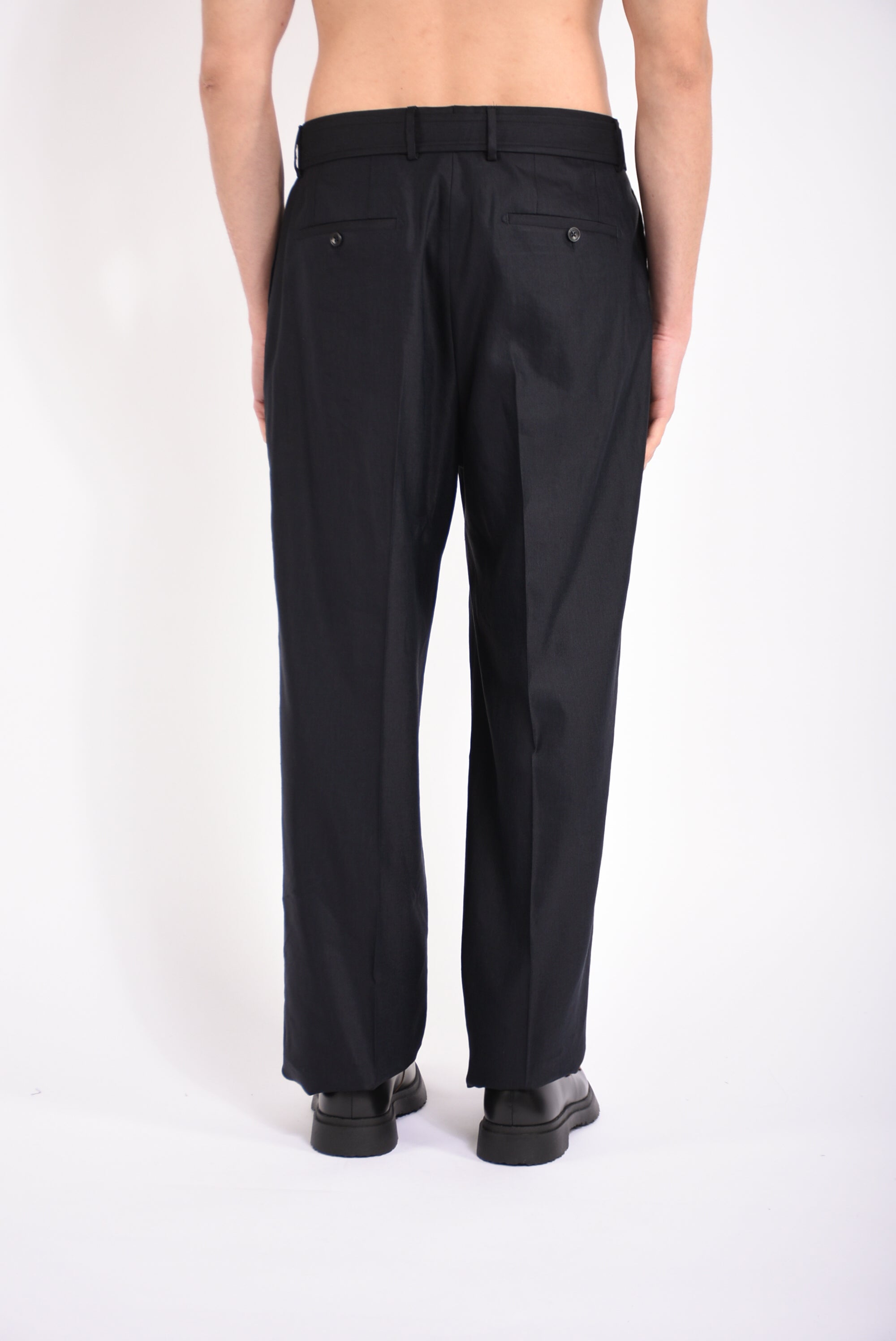 Pantaloni in misto lino