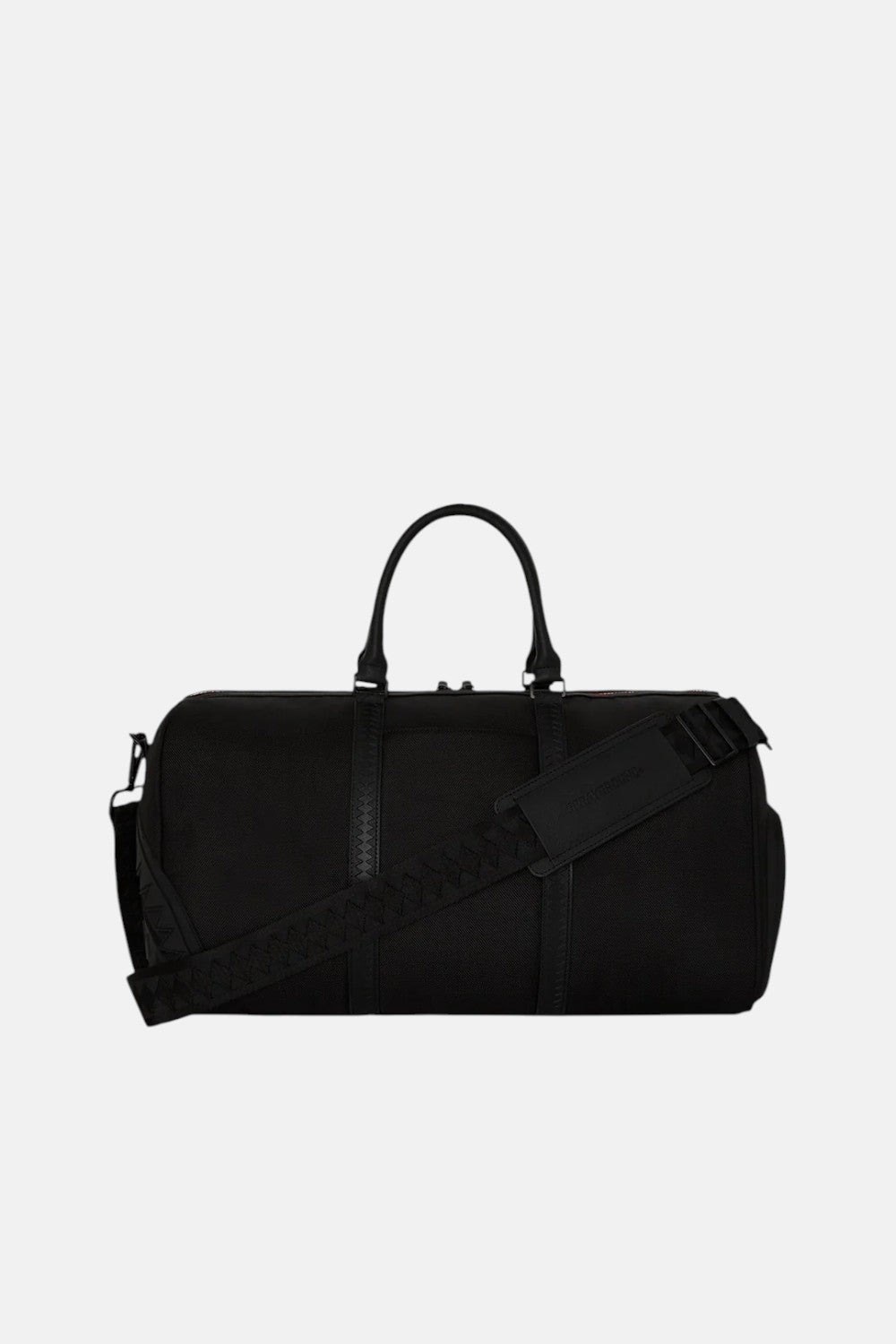 borsone Printed zipper shark duffle