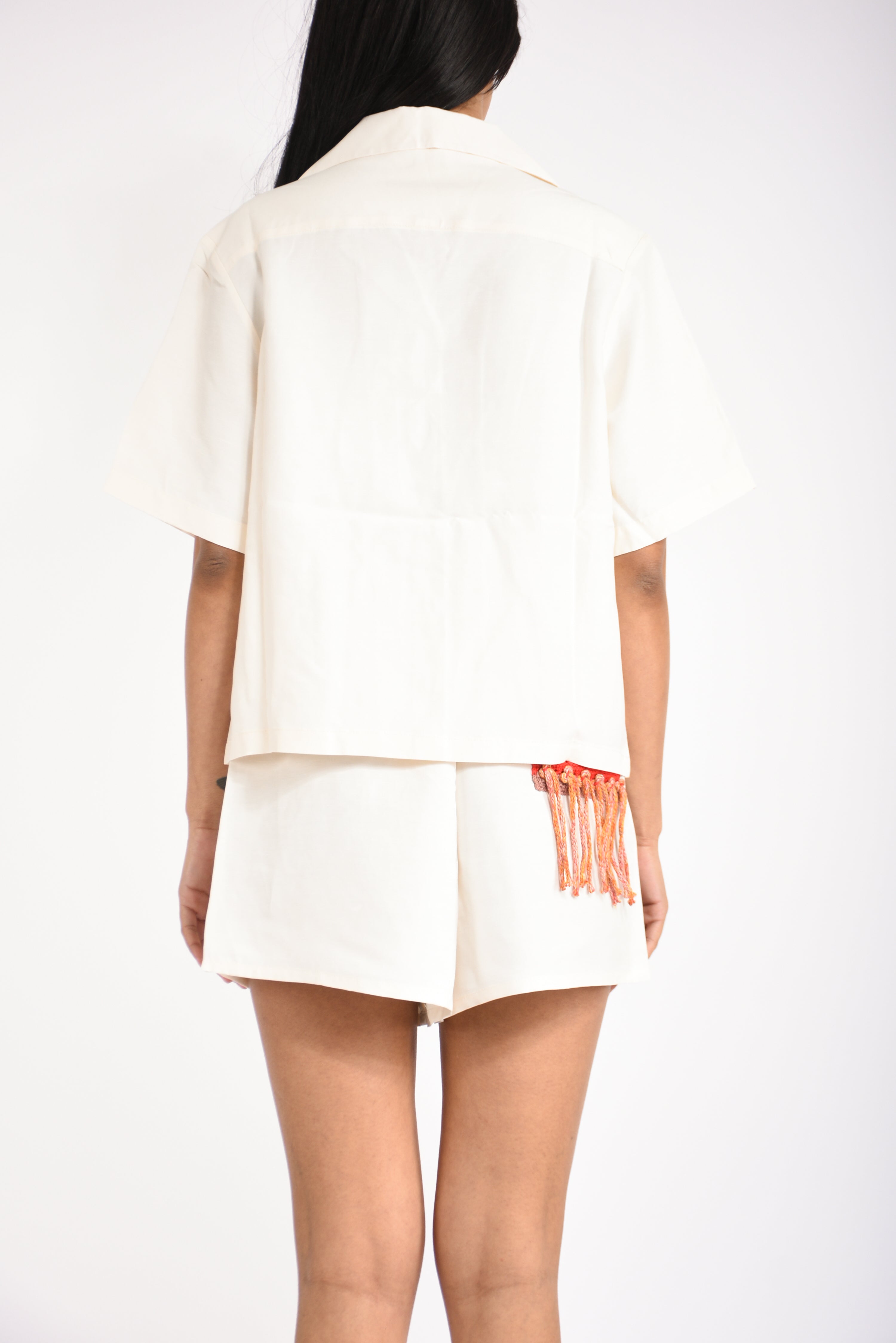 camicia crop cancun