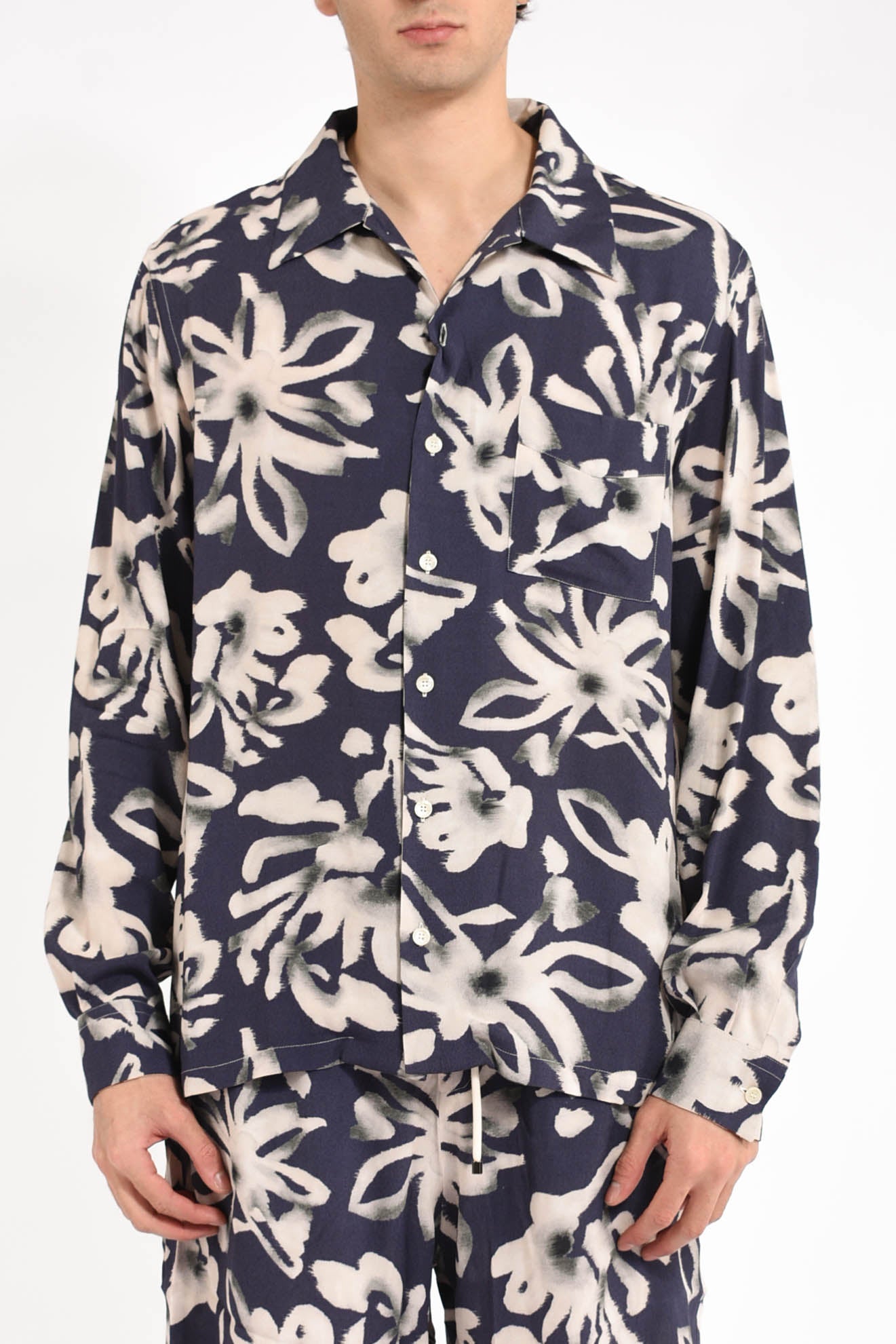 camicia con stampa