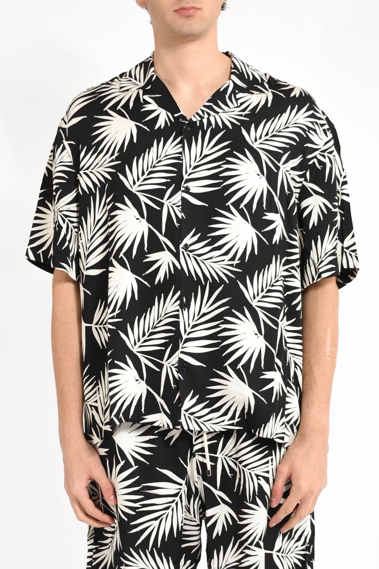 camicia con stampa