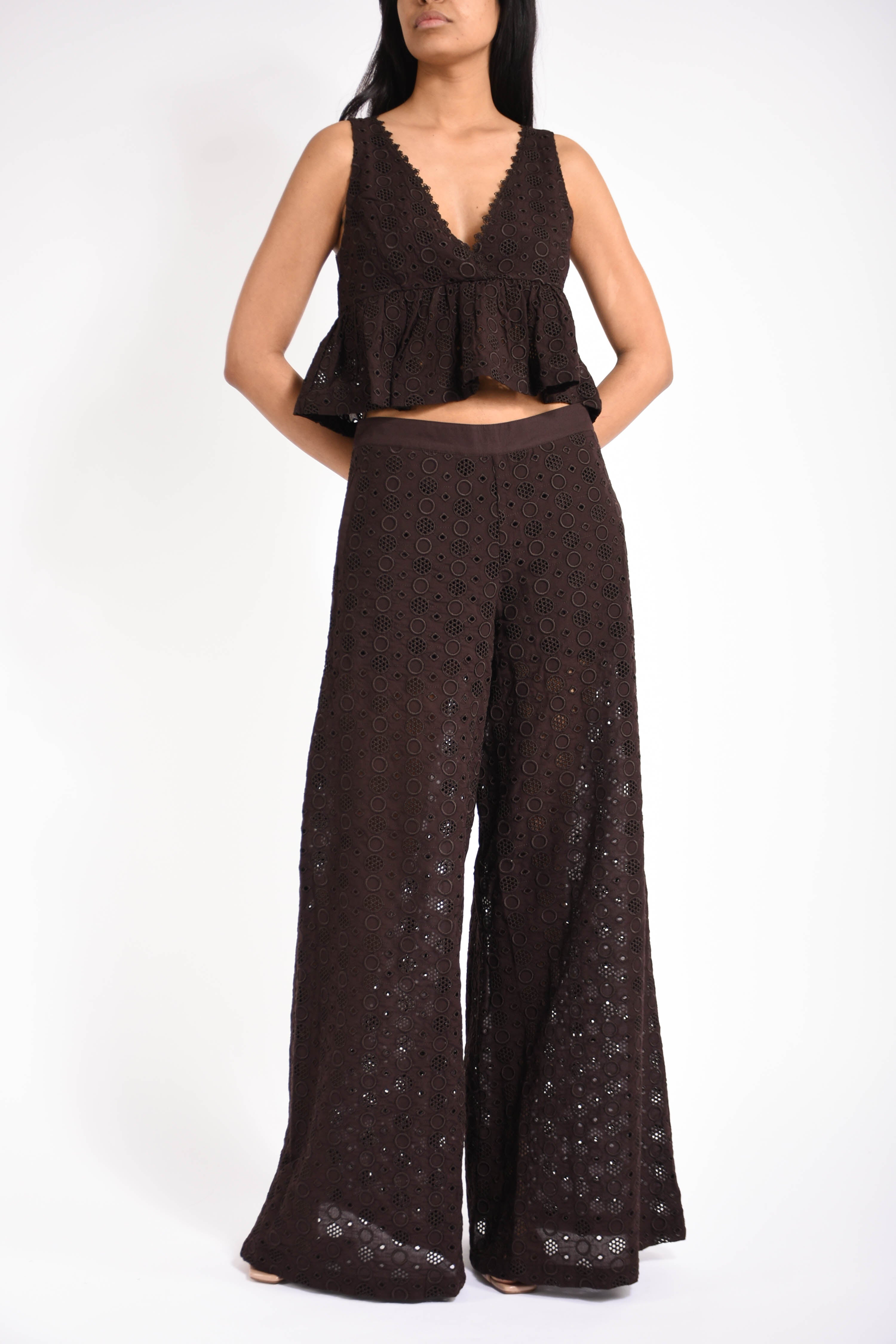 top in pizzo sangallo kiersten
