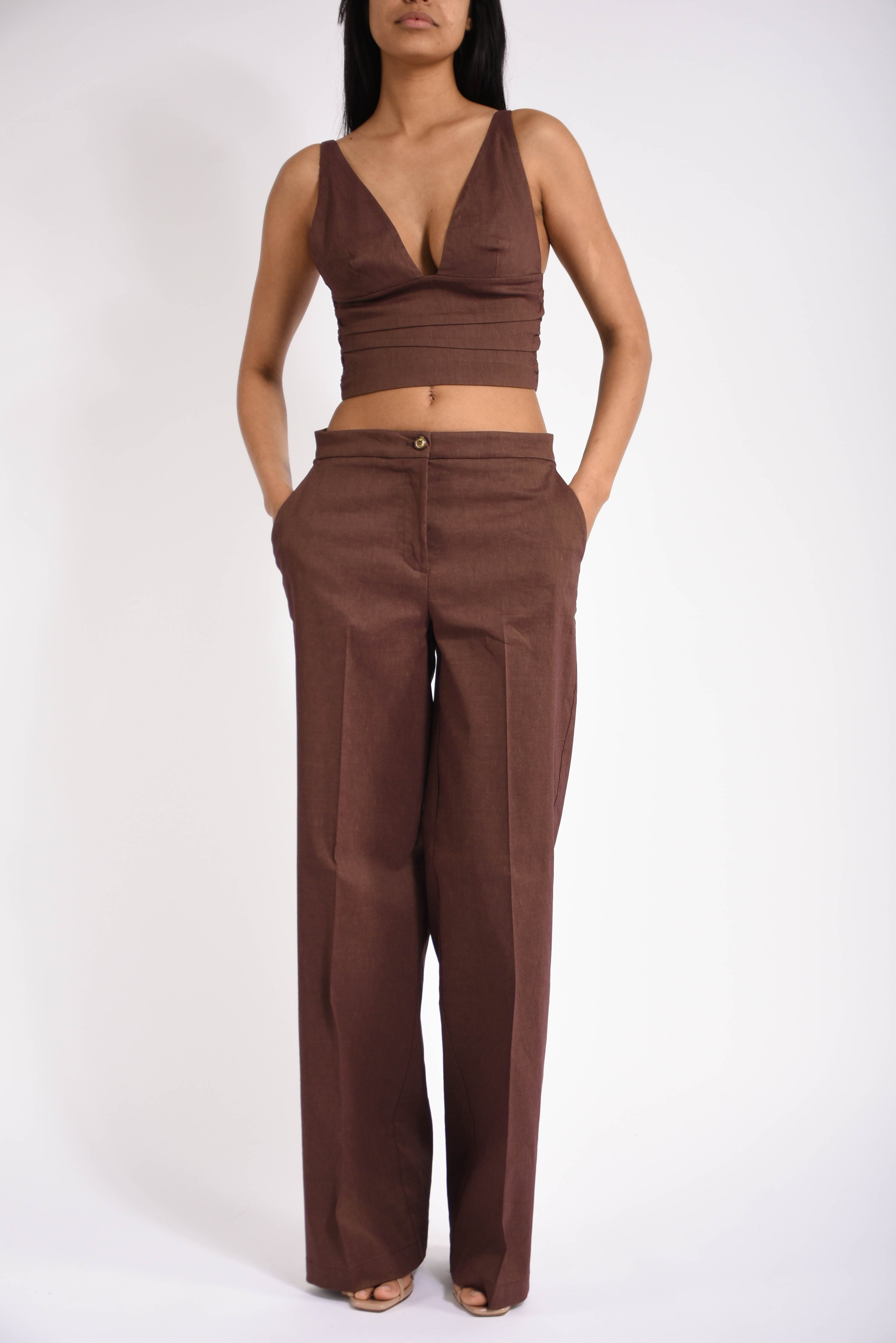 top in lino rubye
