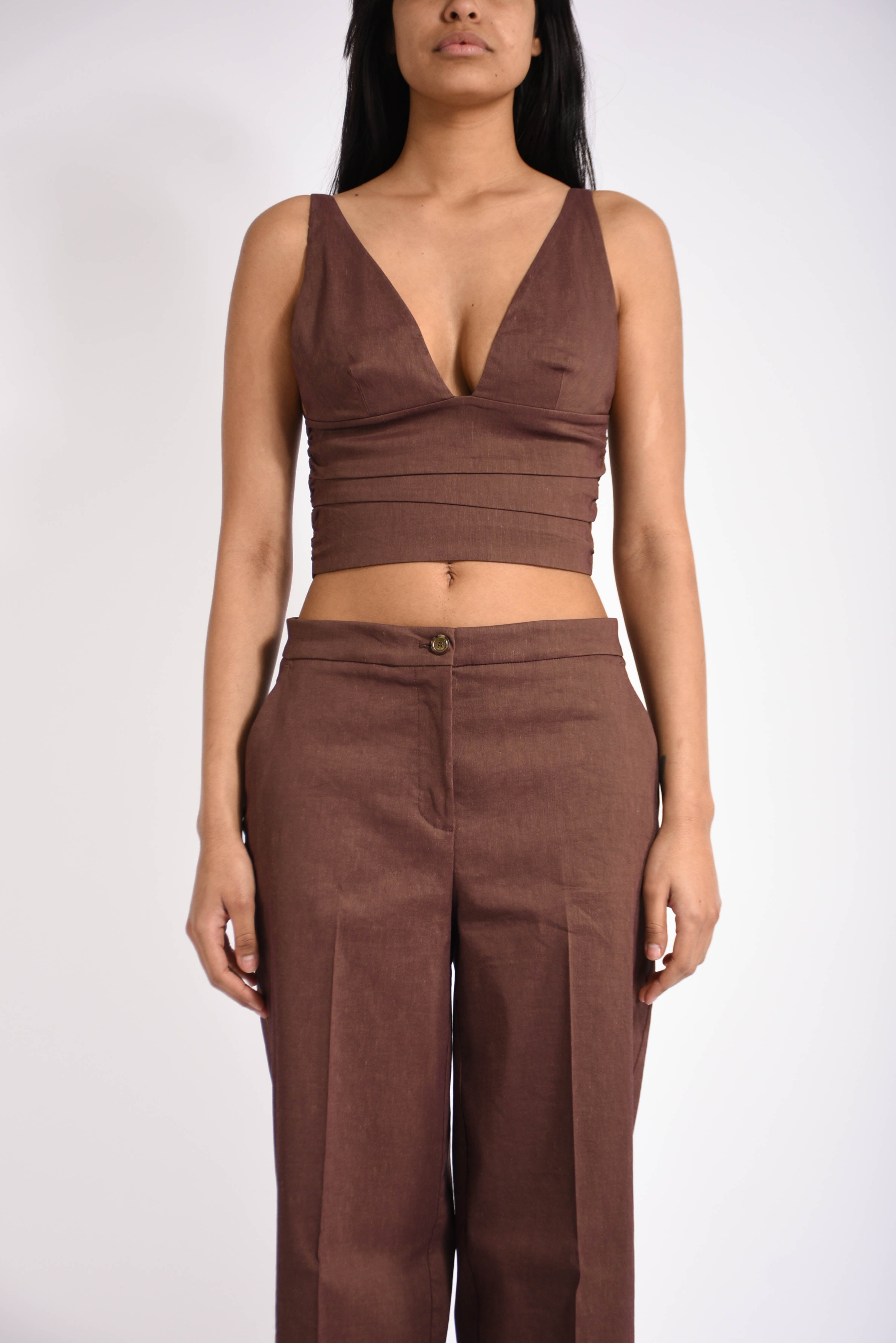 top in lino rubye