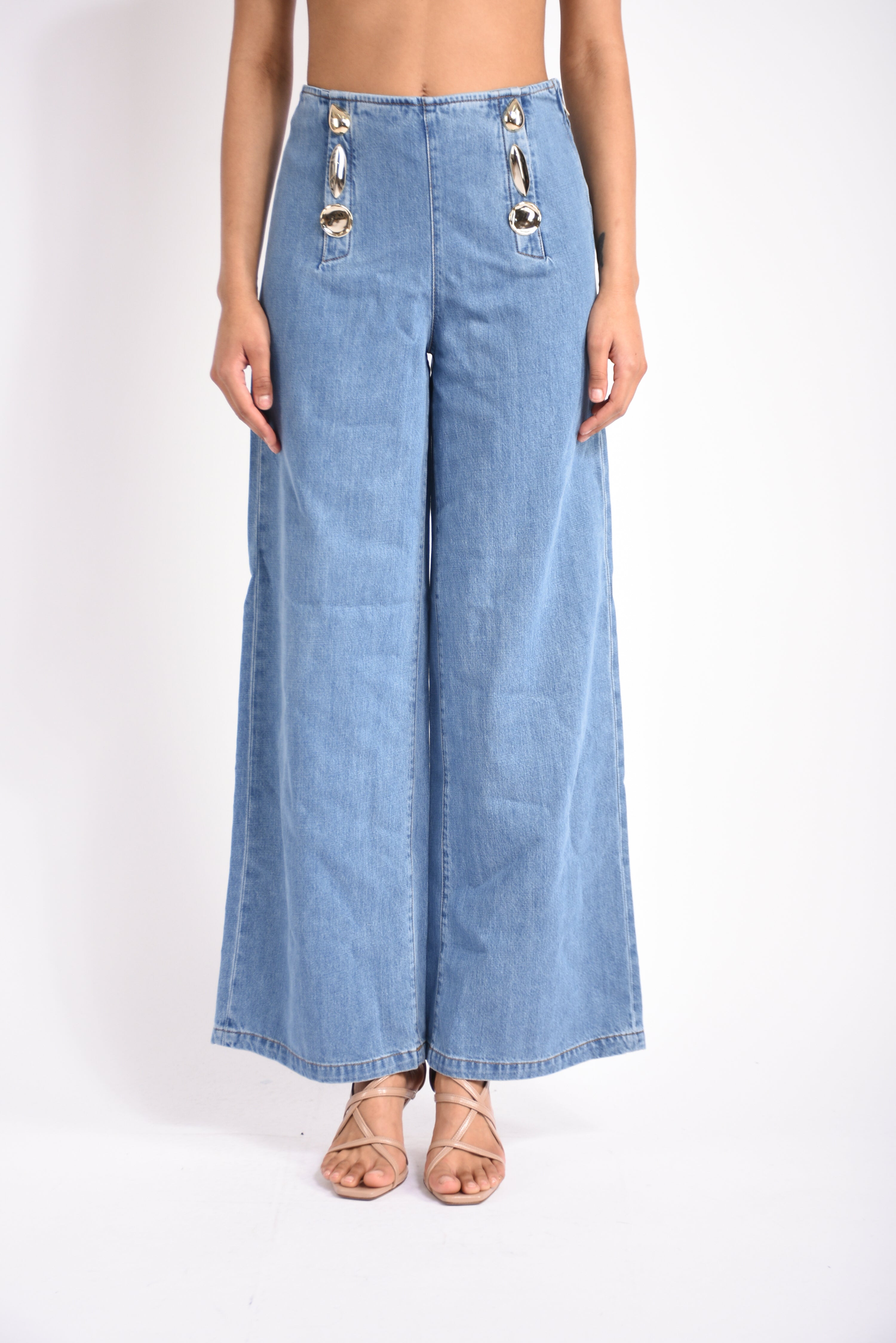 jeans a gamba larga