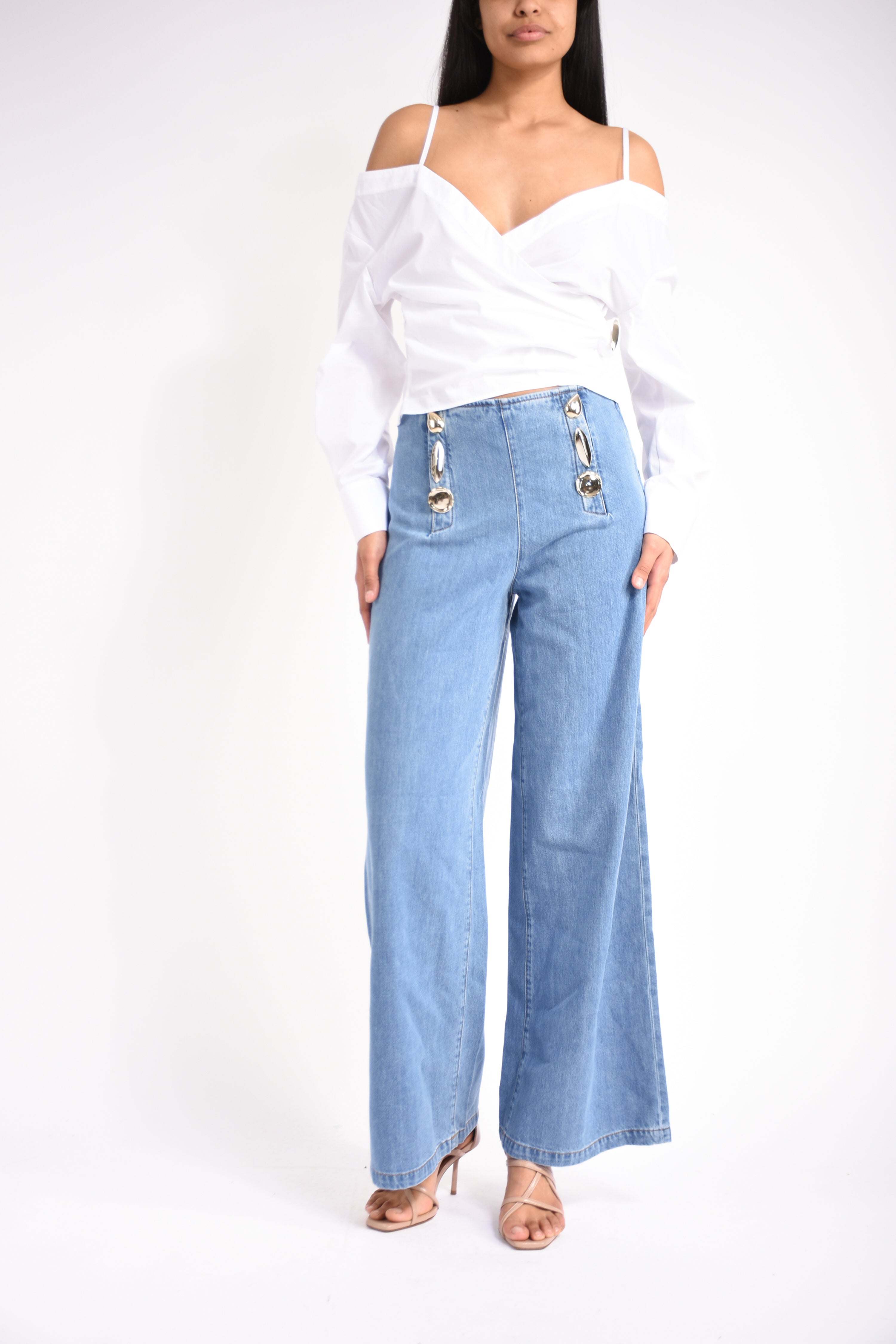 blusa in cotone