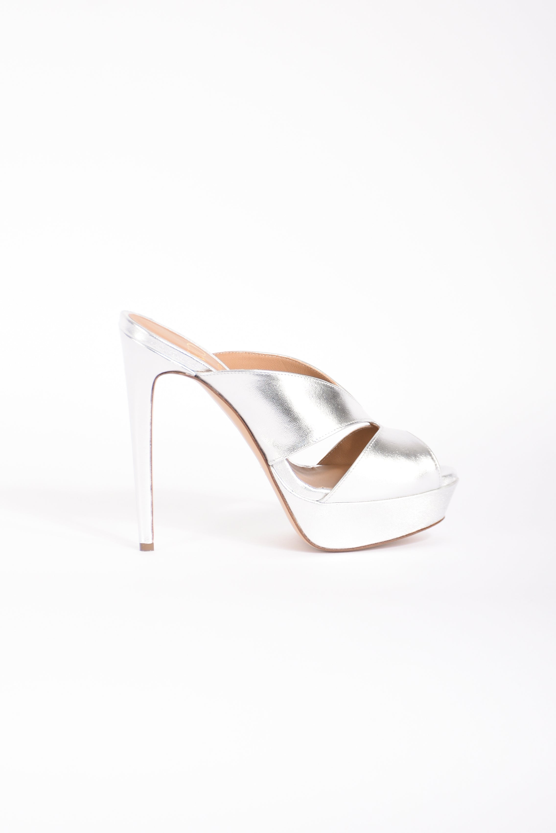 sandali in pelle sirio con plateau