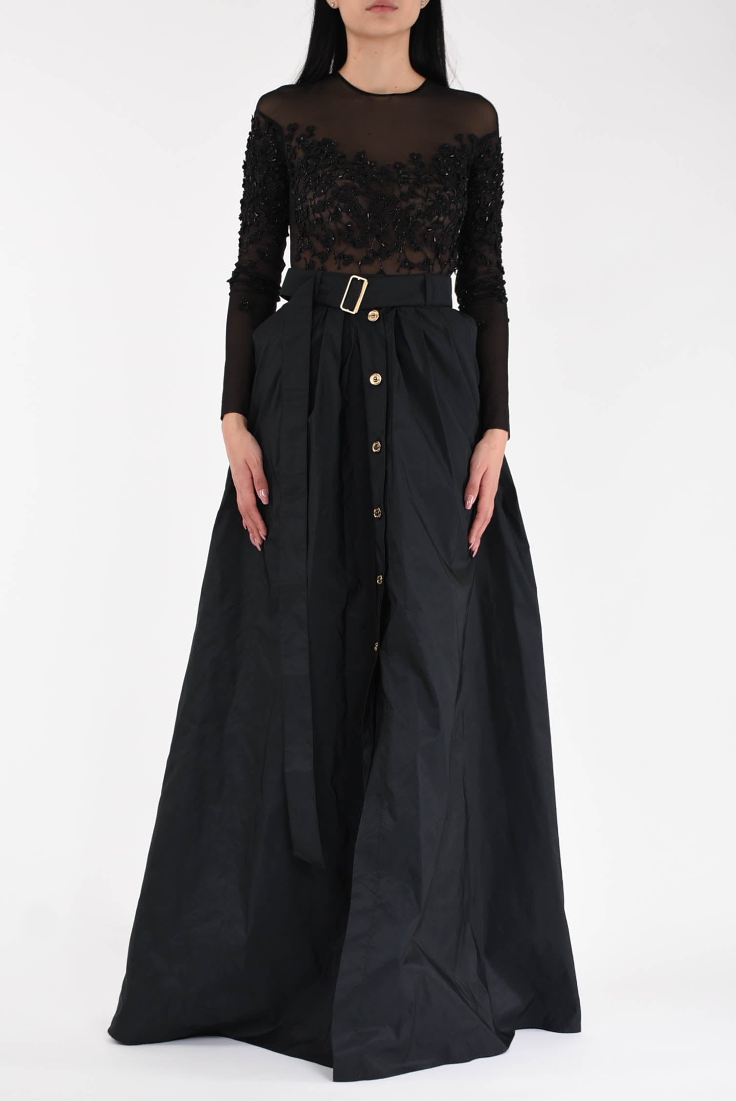 ELISABETTA FRANCHI completo abito lungo