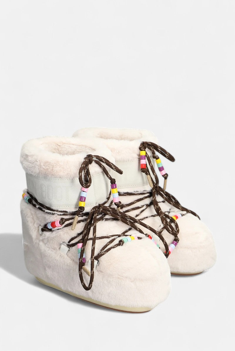 stivali modello icon low faux fur
