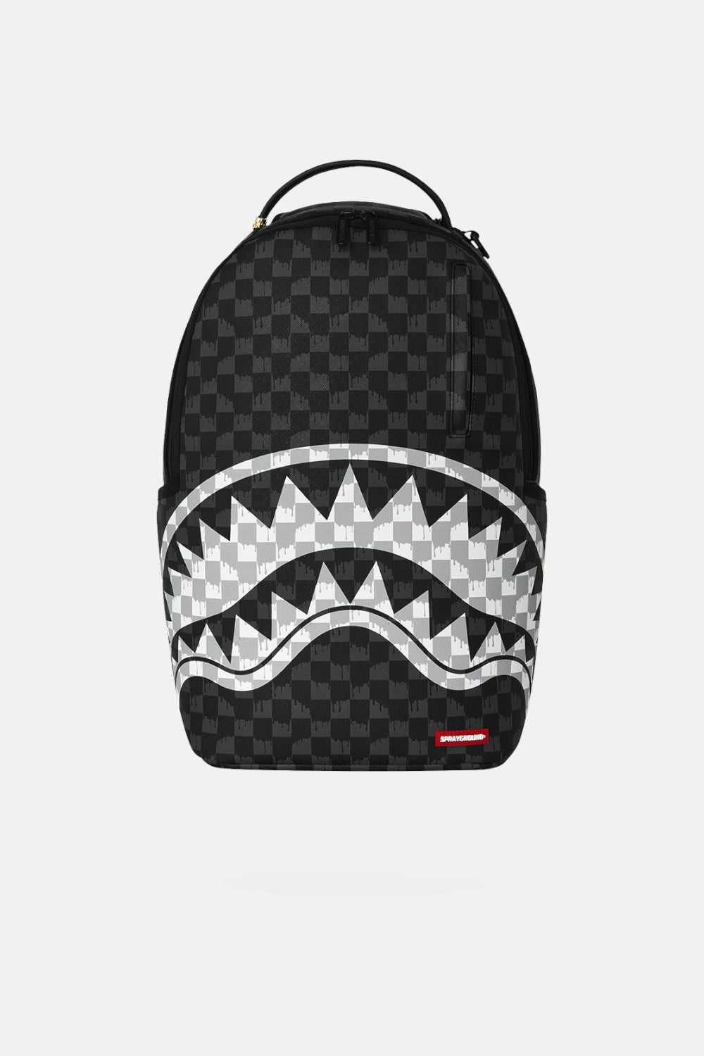 zaino BLACK AND WHITE DRIP CHECK SHARK