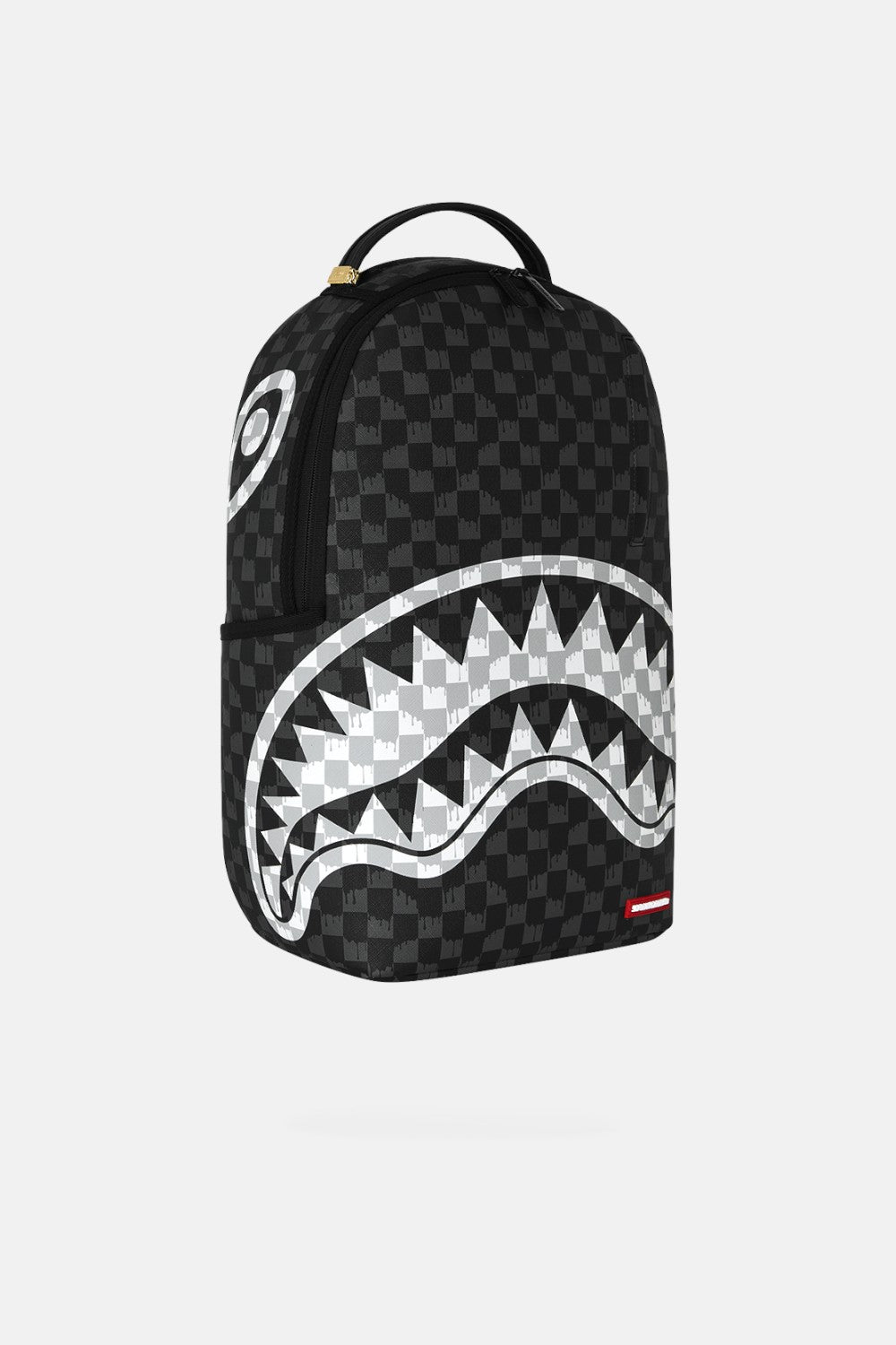 zaino BLACK AND WHITE DRIP CHECK SHARK