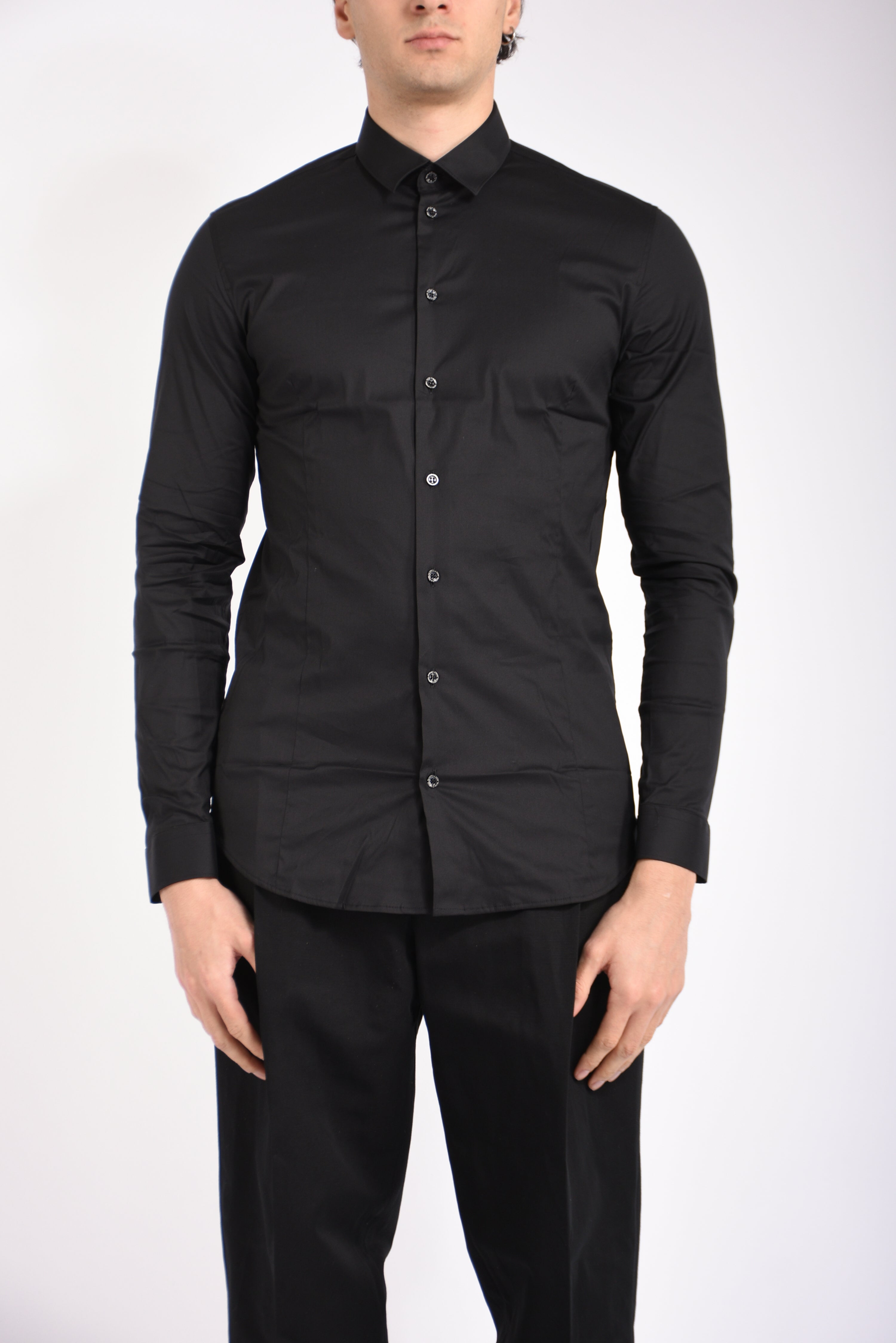 Camicia in popeline strech