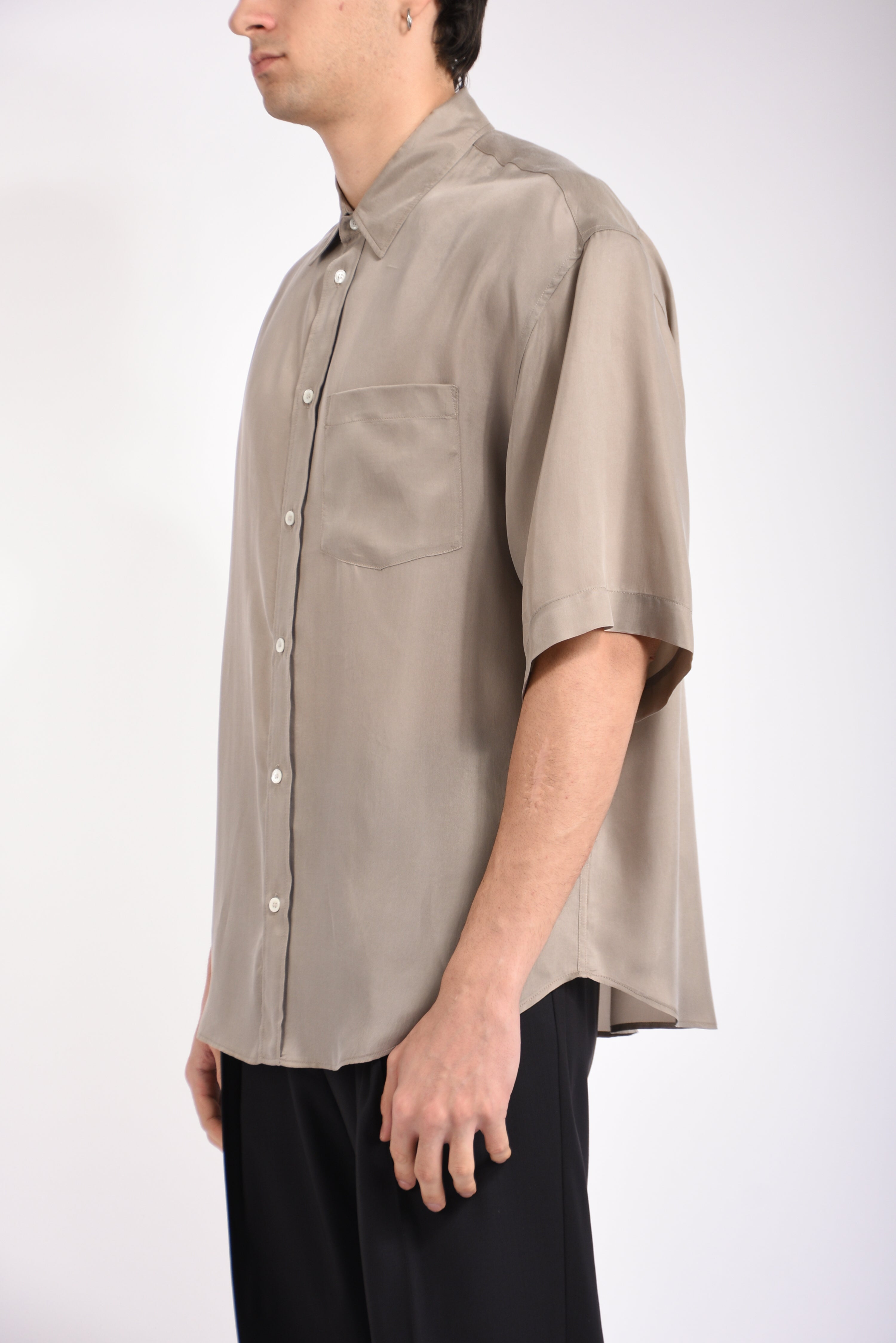 Camicia in cupro