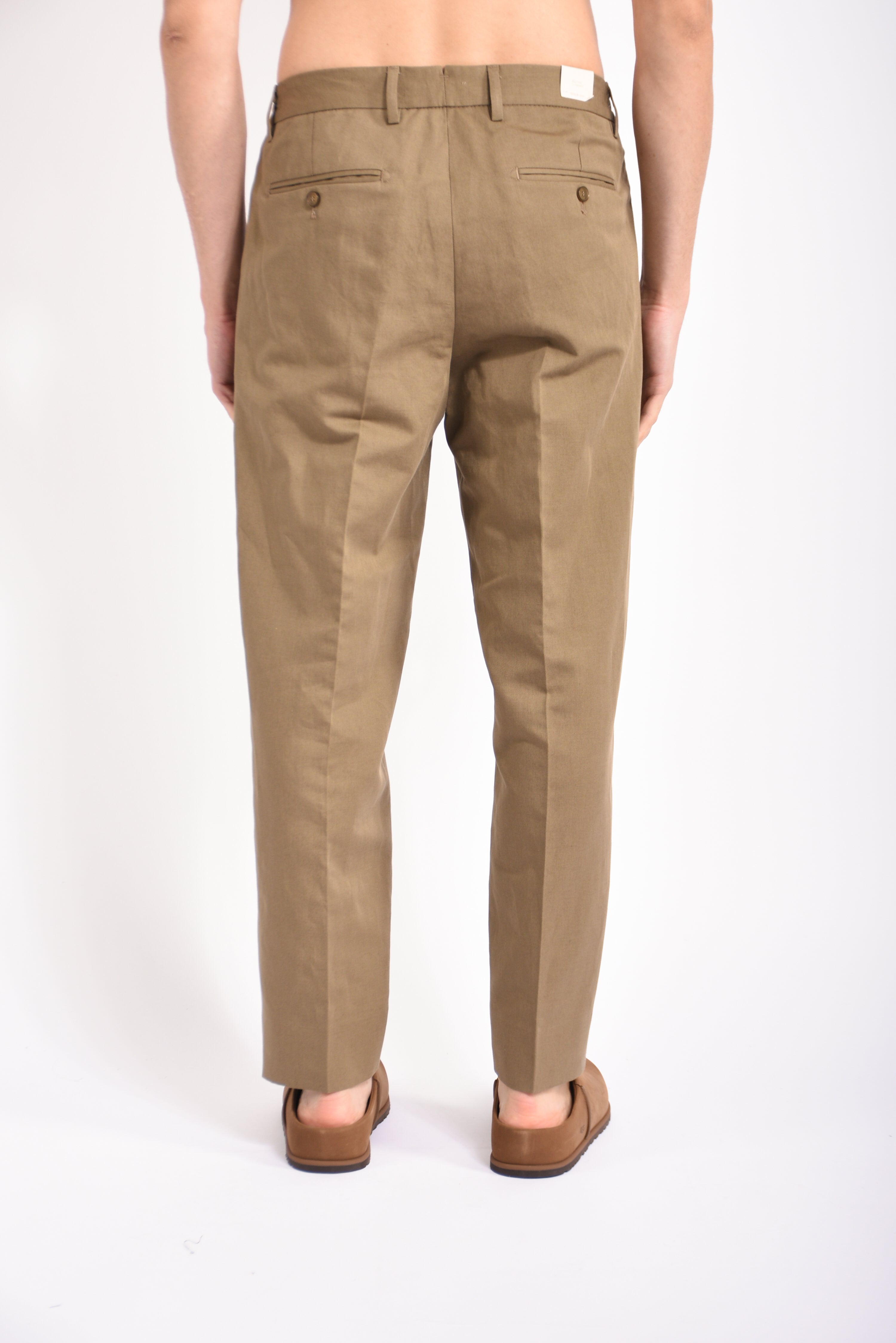 Pantaloni Manhattans in cotone e lino