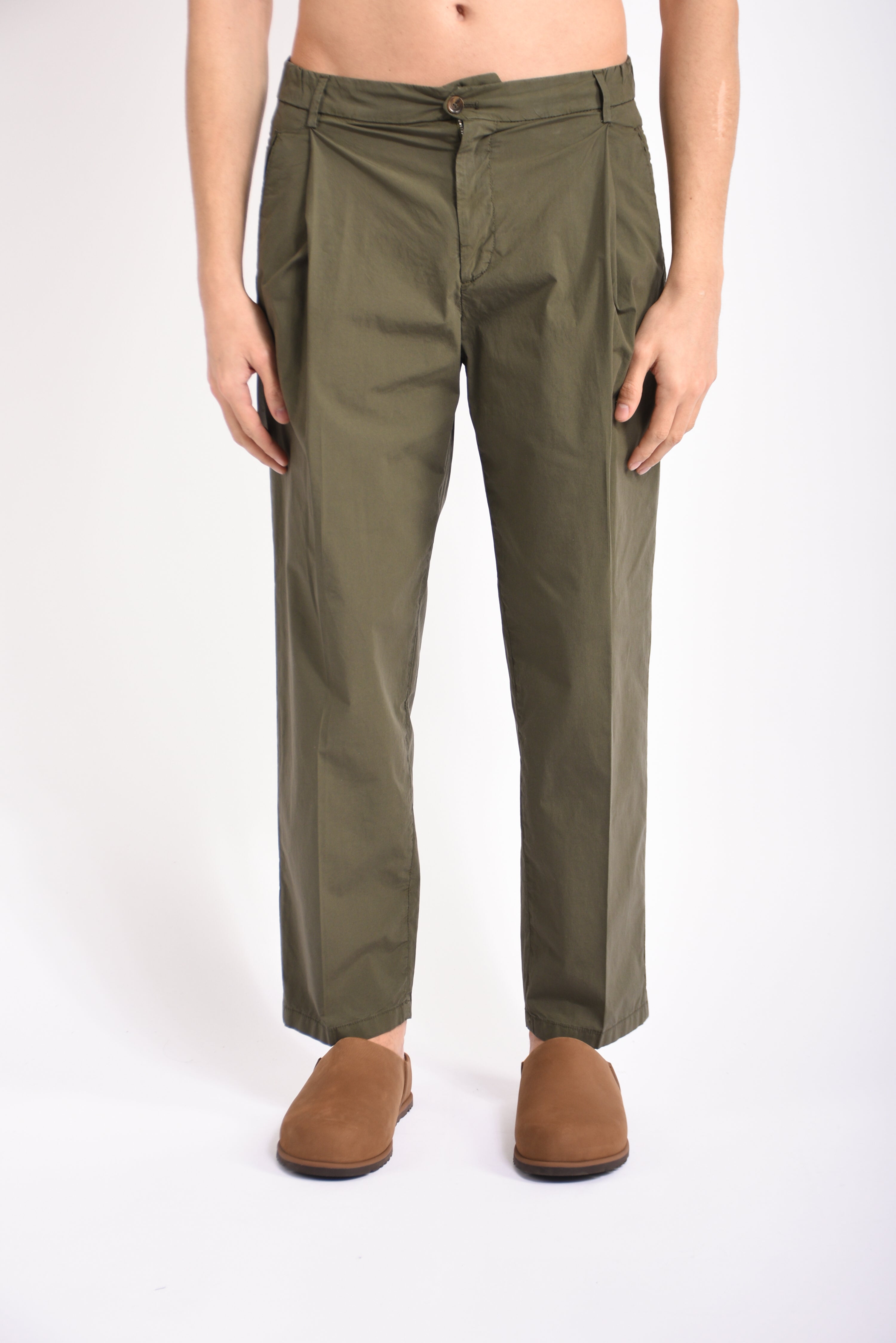 Pantaloni Manhattans in cotone