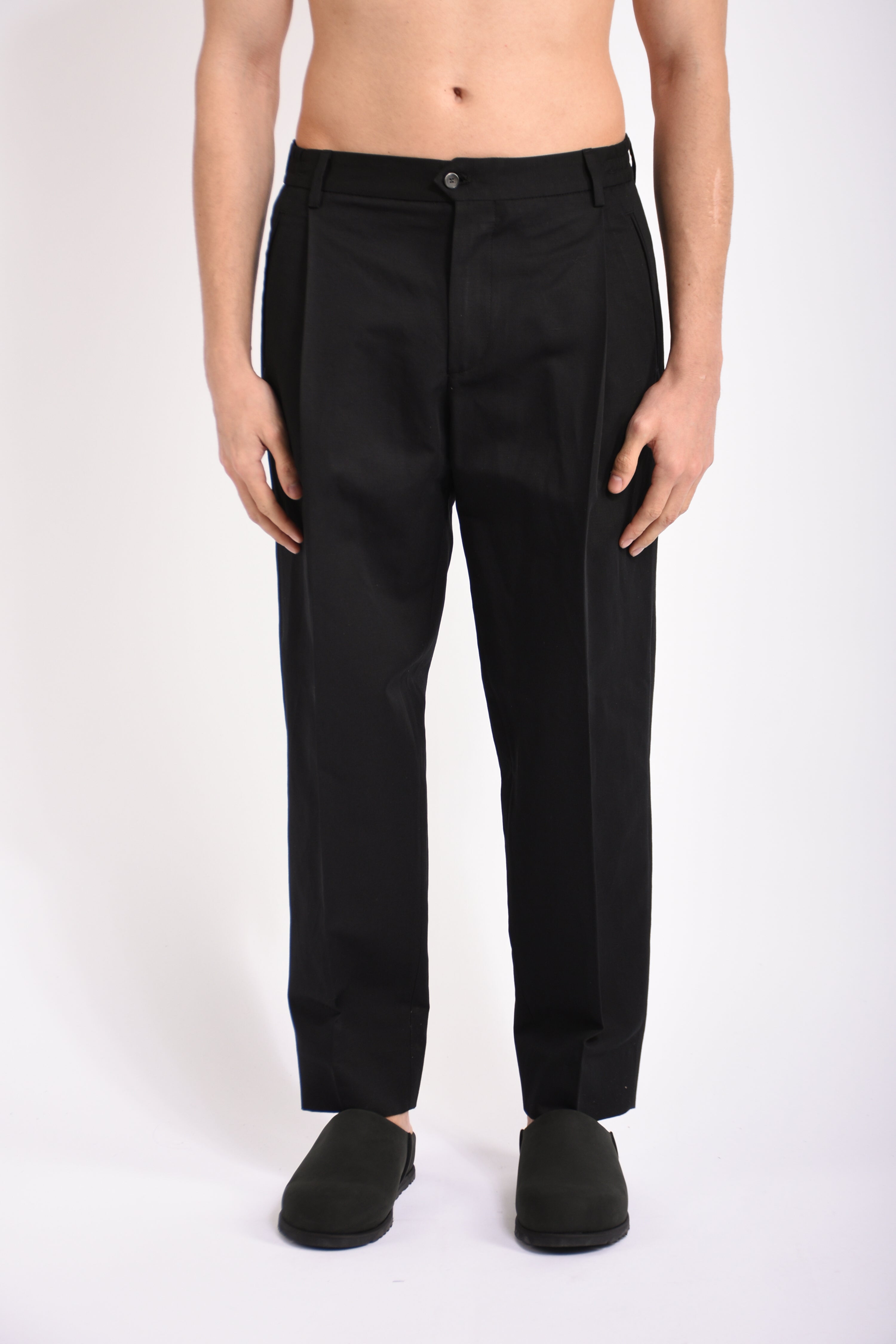 Pantaloni Manhattans in cotone e lino