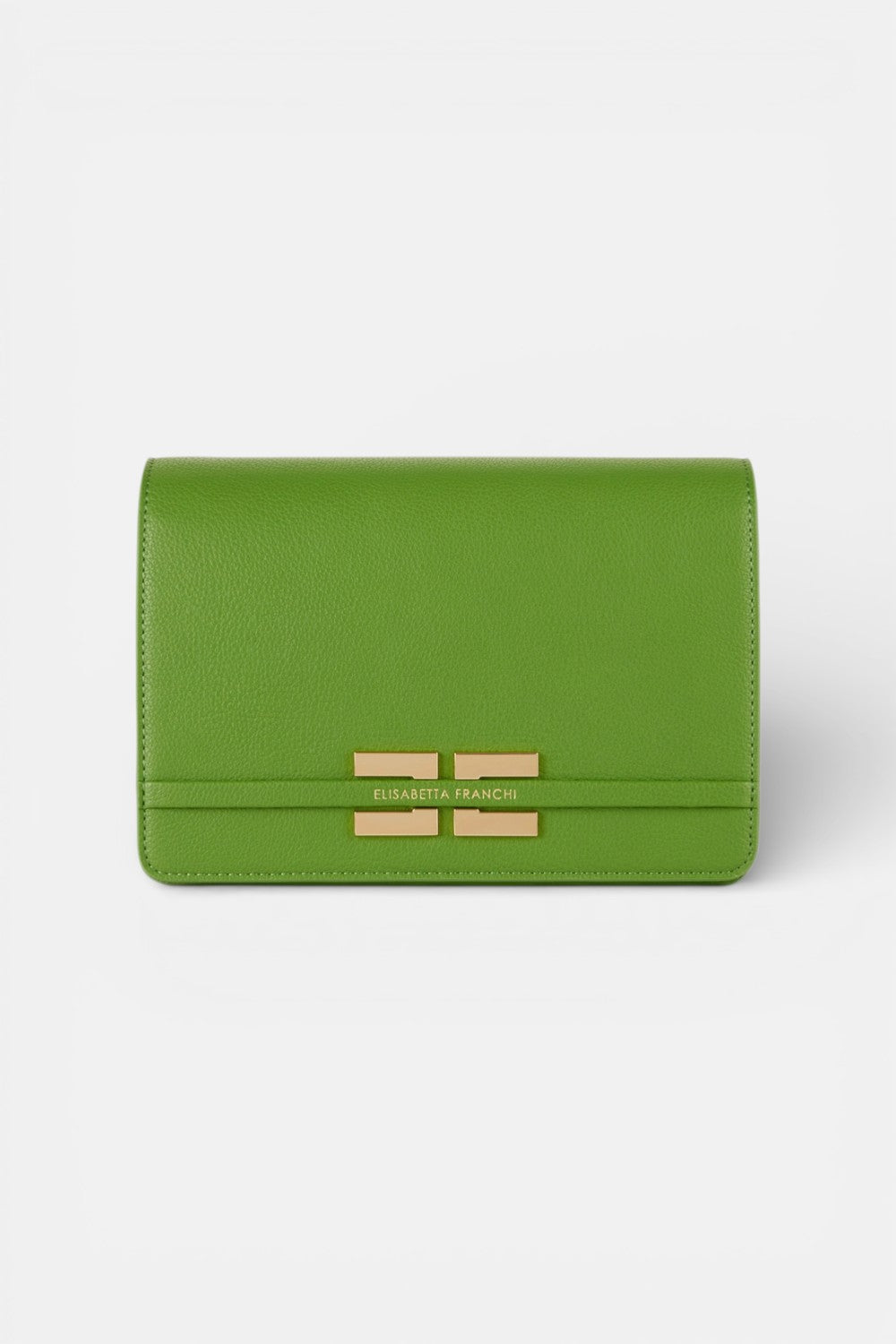 Borsa a tracolla con placca logo