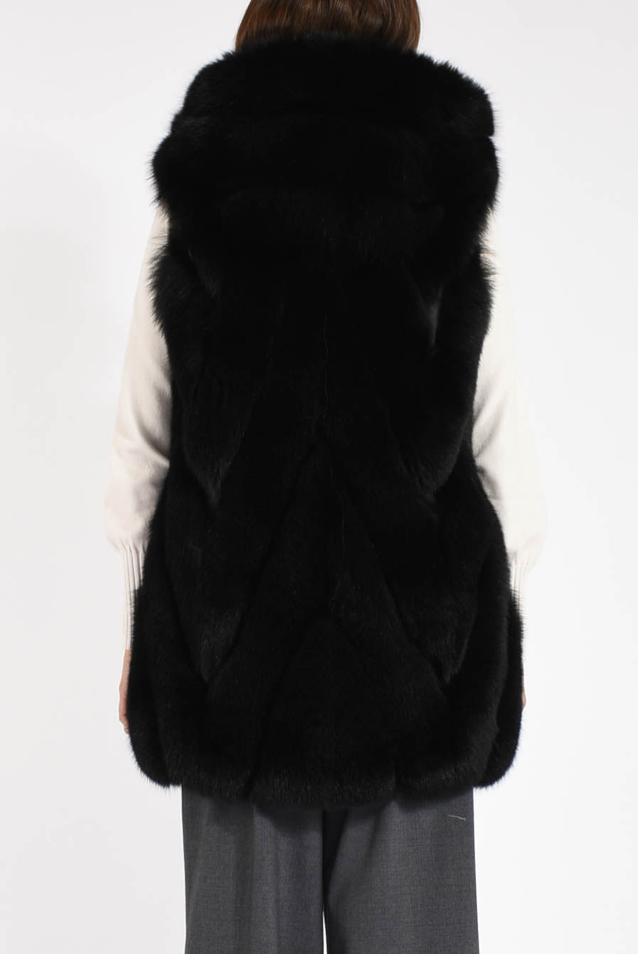 gilet in volpe