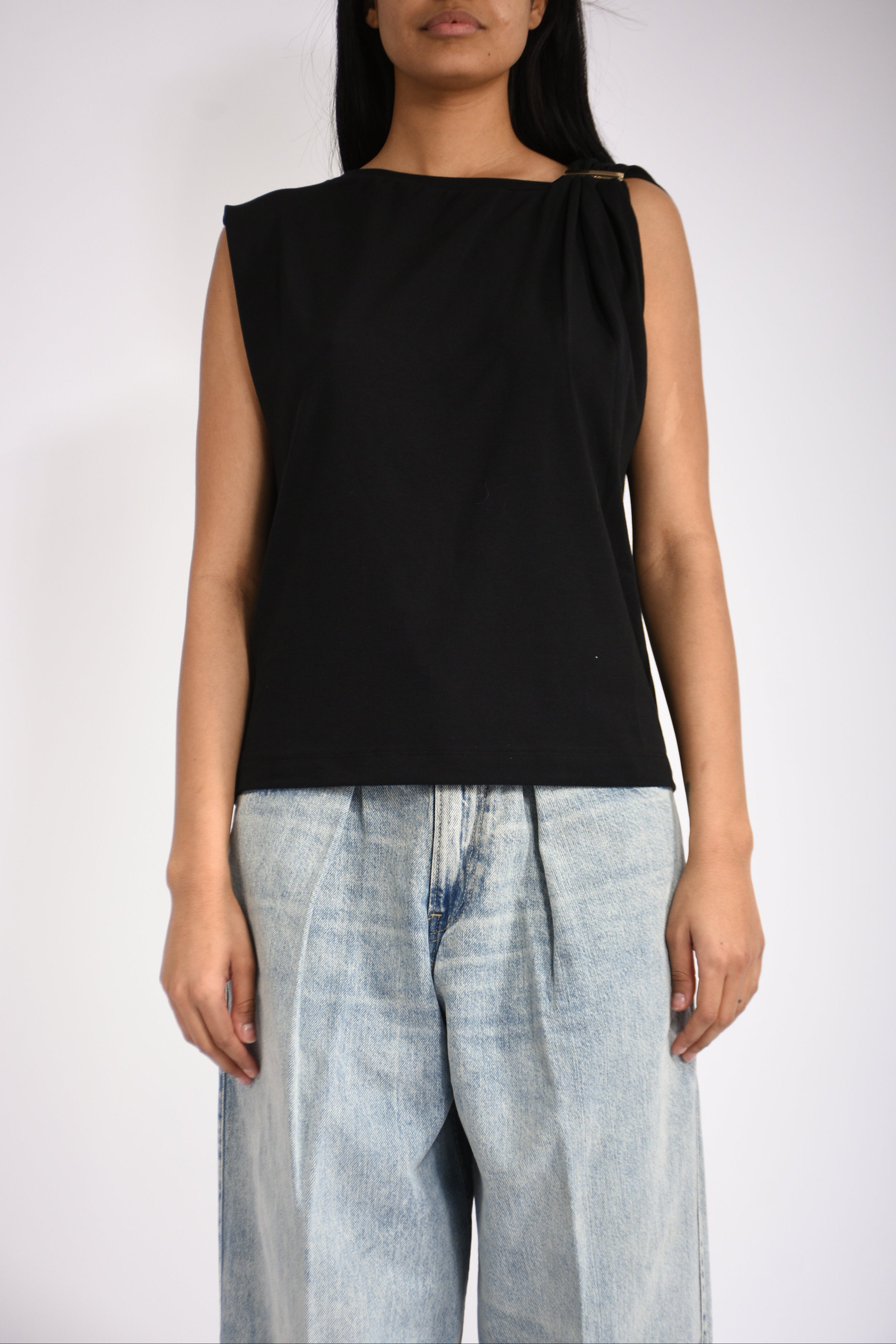 Top con dettaglio dorato melody