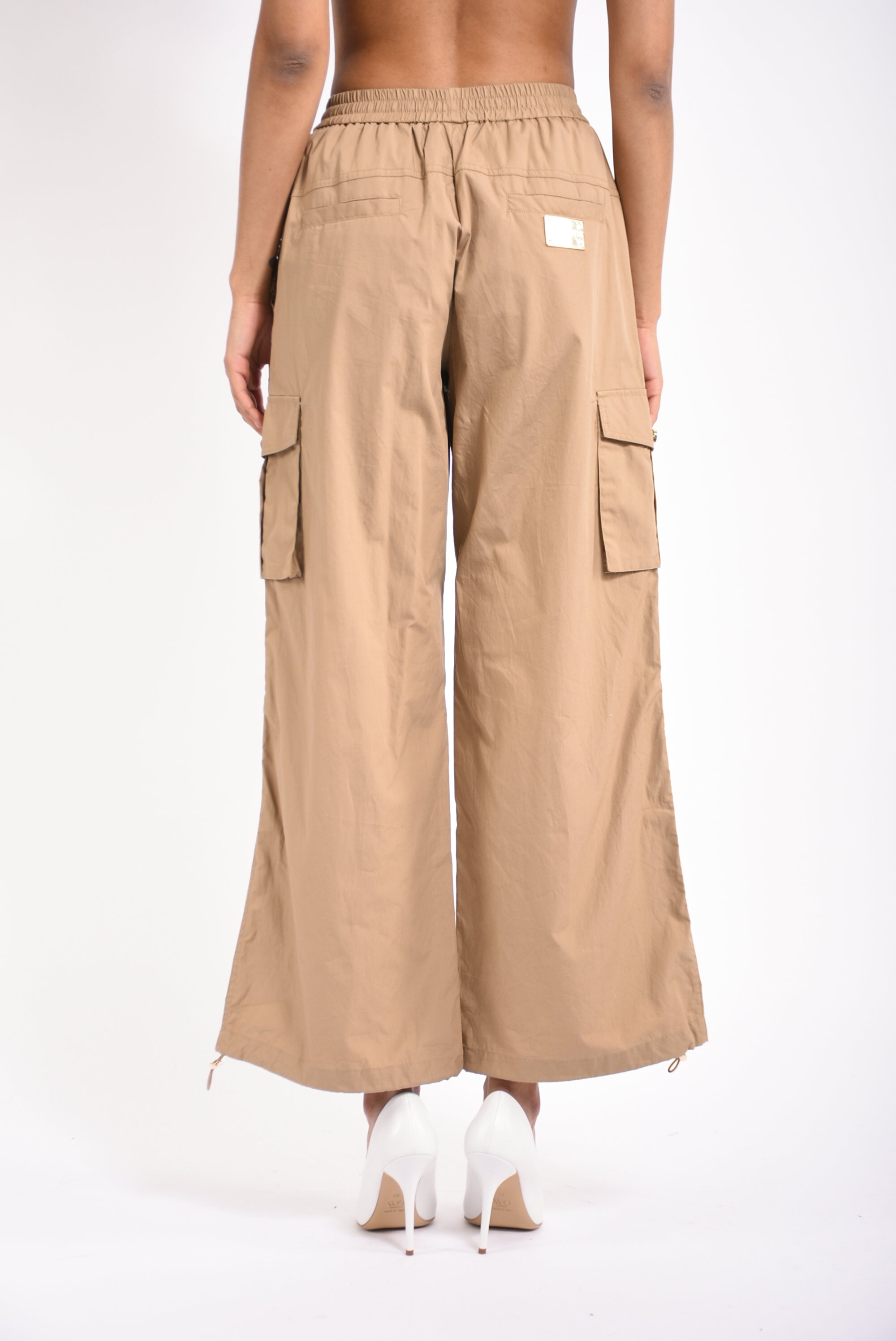 pantaloni cargo in cotone