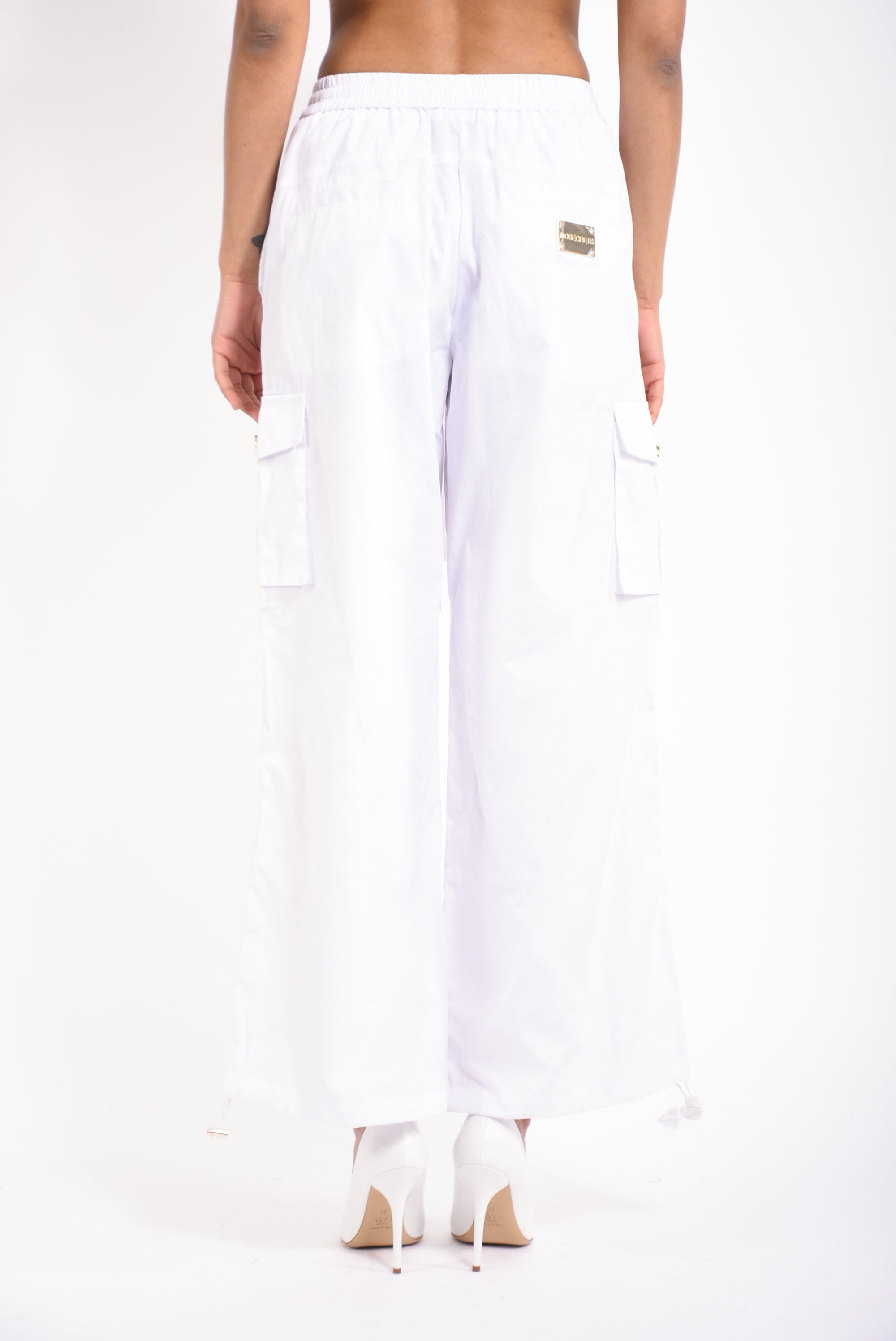 pantaloni cargo in cotone