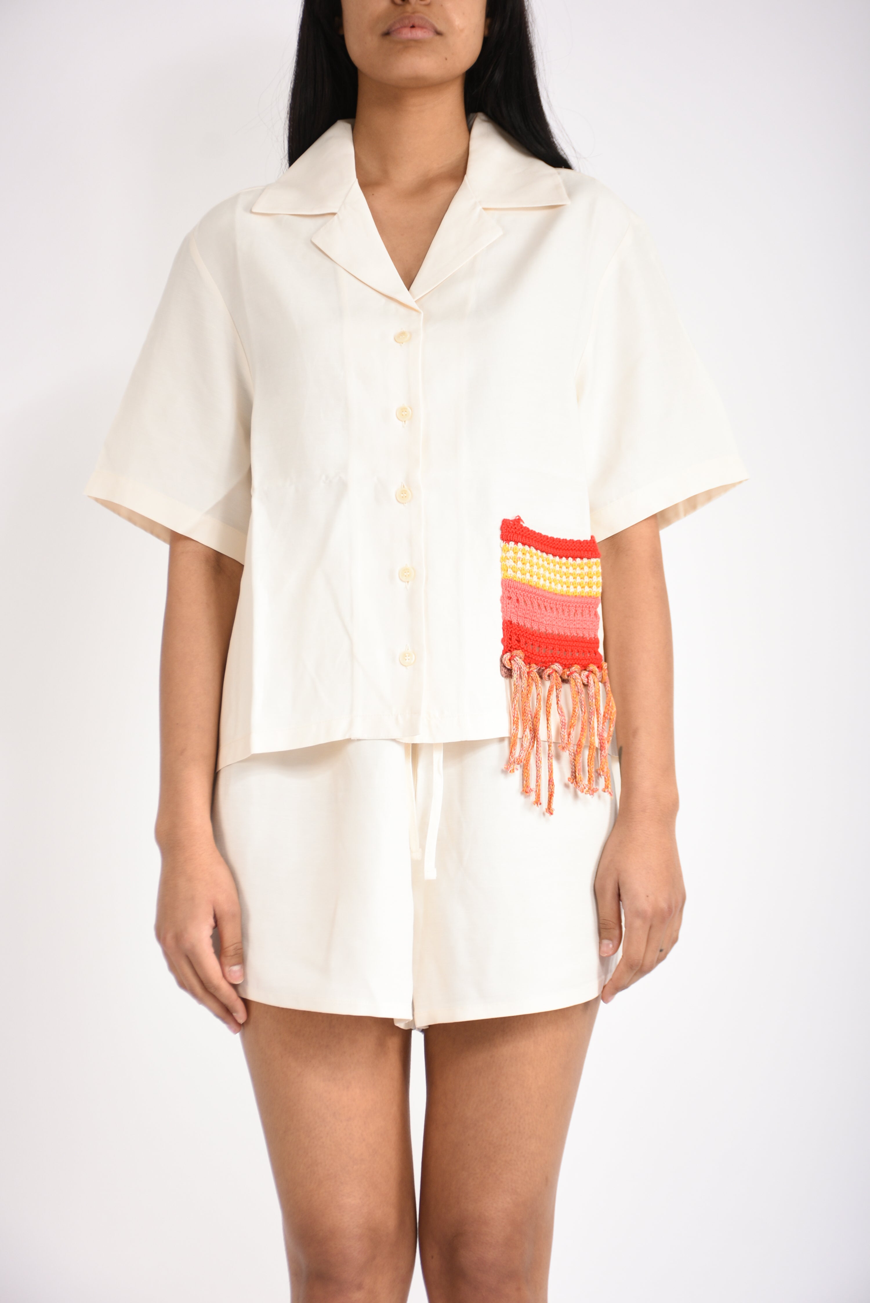 camicia crop cancun