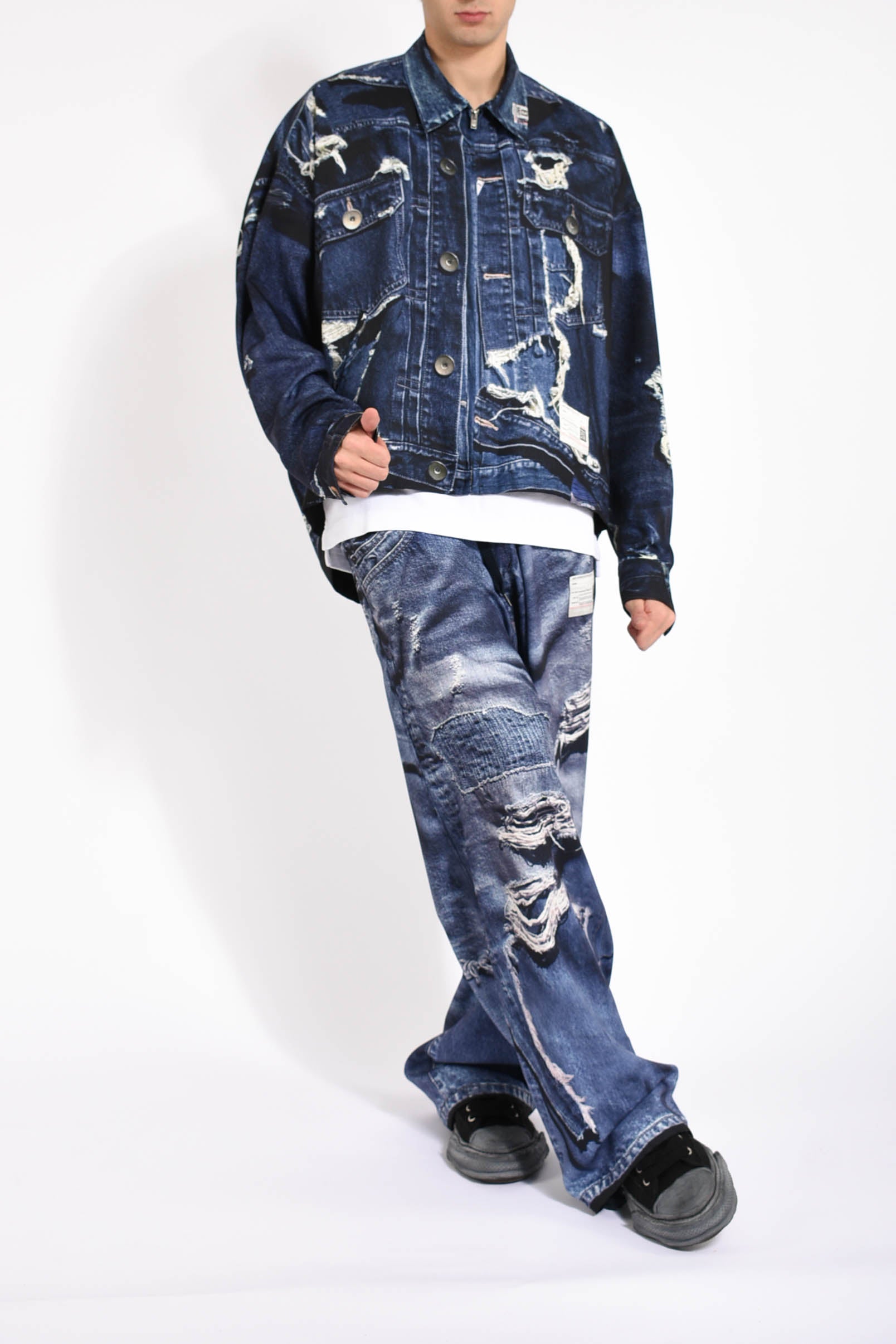giubbino all over printed