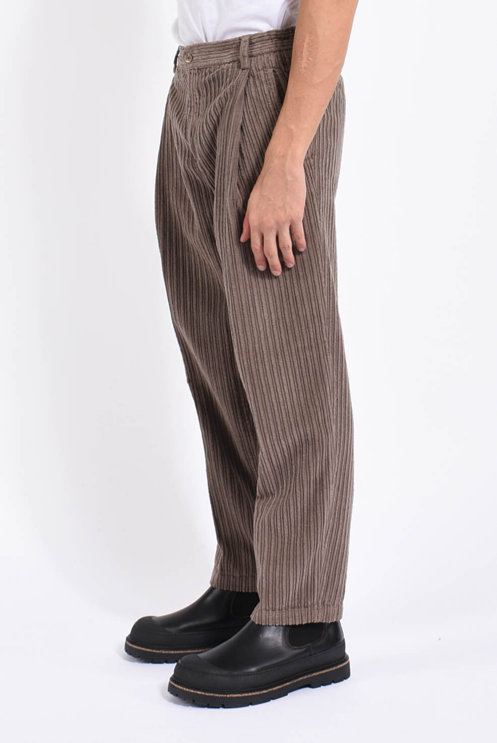 Pantaloni manhattans in velluto a coste