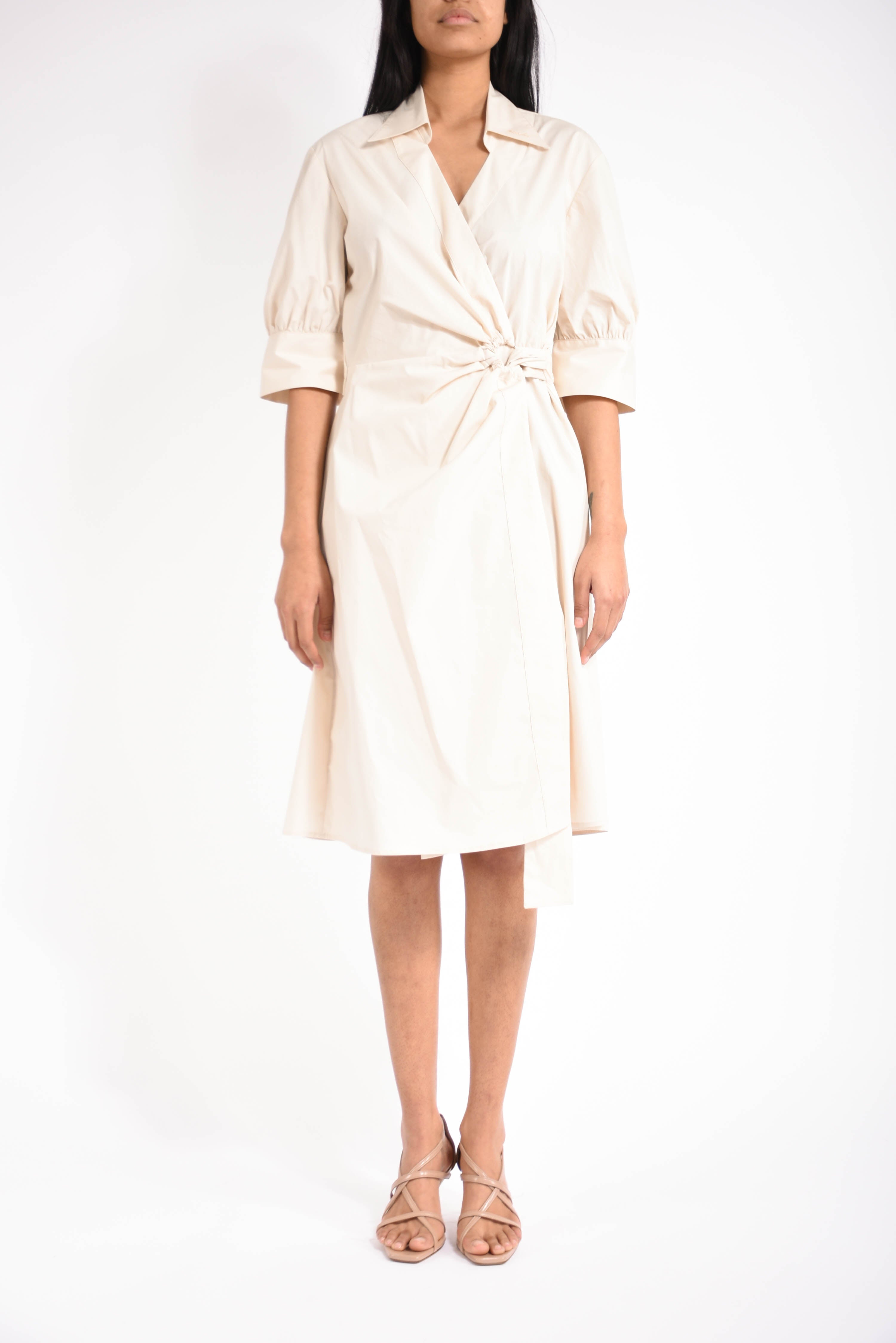 Abito midi a portafoglio aline