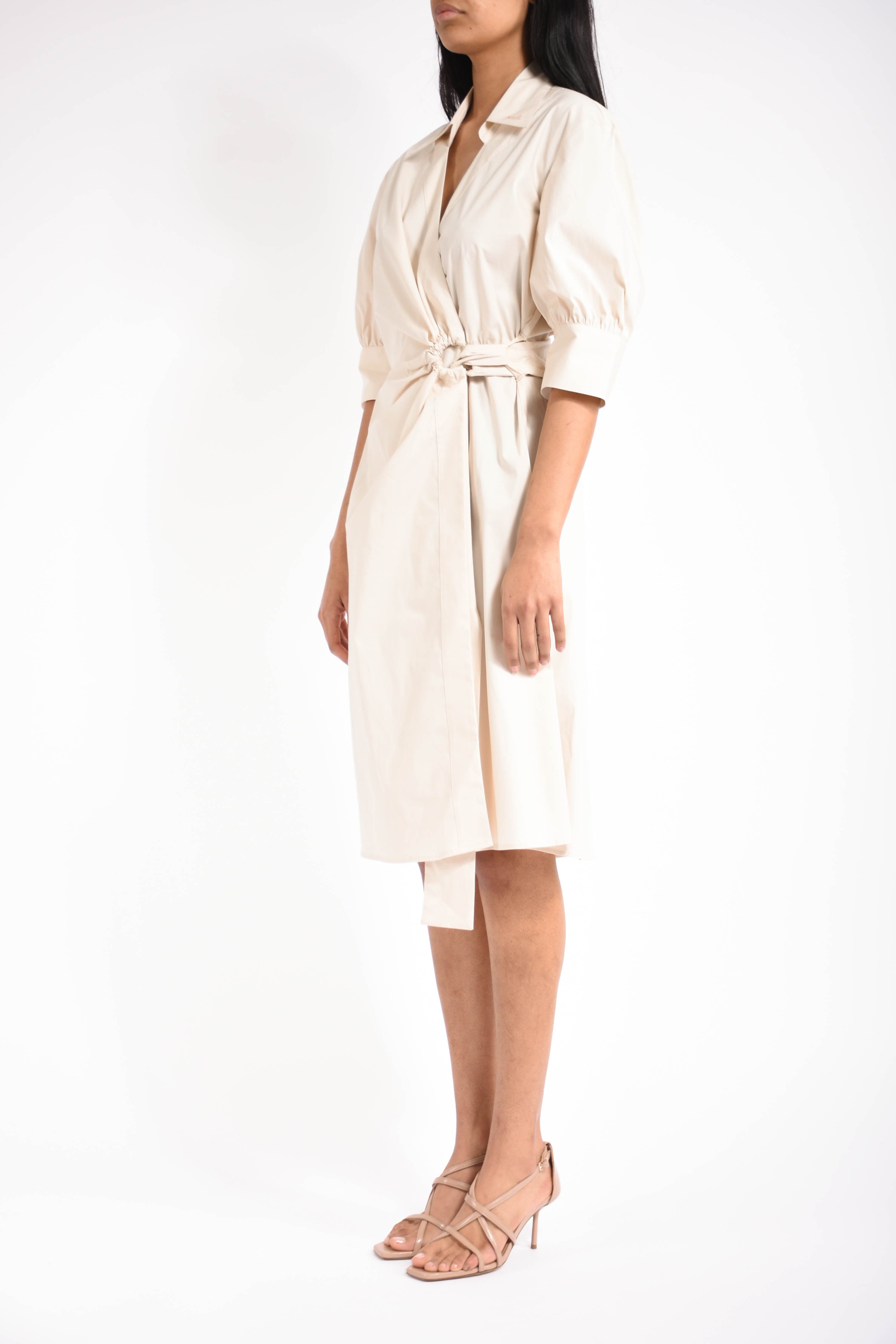 Abito midi a portafoglio aline